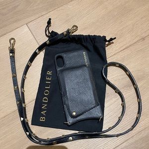 Leather phone case crossbody